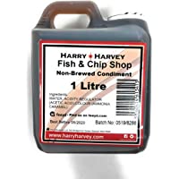 Los mejores  - Fish &amp- Chip Shop - Condimento no elaborado- 1 L- paquete de recambio para botella de vinagre- Chippy